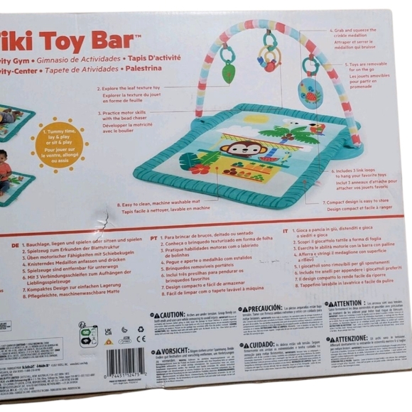 Bright Starts Tiki Toy Bar Baby Activity Gym & Tummy Time Mat New. - Picture 11 of 13